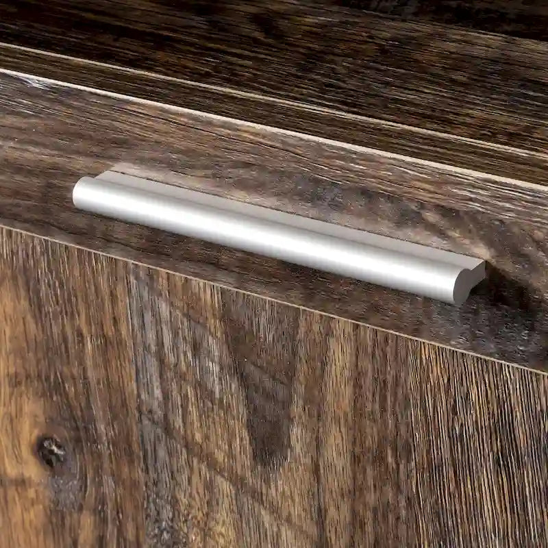 Moderner minimalistischer TV-Schrank mit 3 offenen Fächern und 3 Schubladen aus hochdichter Platte, geeignet für Fernseher bis 80 inch